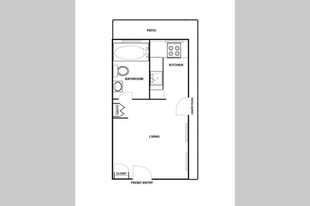 Rittenhouse Studio Apartment With Patio By Act Philadelphia Dış mekan fotoğraf